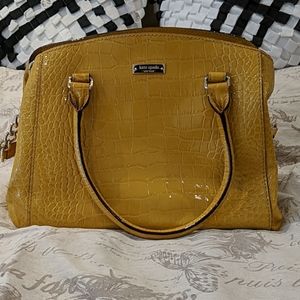 Mustard yellow Kate Spade purse